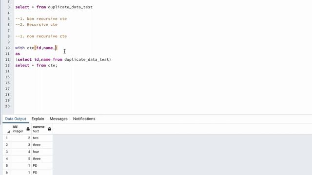 Learn about the CTE in SQL. #postgresql #sqlserver #sqlquery