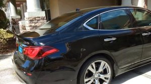 Suntek Infinity 35% Mirror Tint installed on Infinity Q70 by Tint Man Window Tinting's Mobile Unit