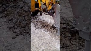 работа гидромолота _ work of hydraulic hammer