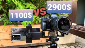 Sony A7 (3) III VS Galaxy Note 20 Ultra Сравнение видео / video comparison
