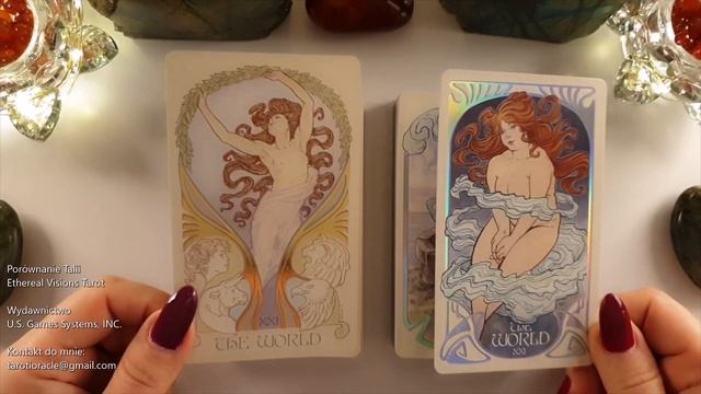 Ethereal Visions. Porównanie dwóch wersji kart. Karty. Książeczka. Przegląd. ? PL смотреть онлайн