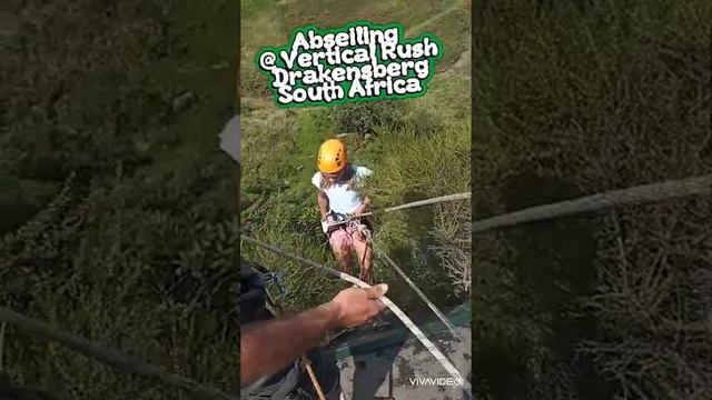 Abseiling @ Vertical Rush, Drakensberg