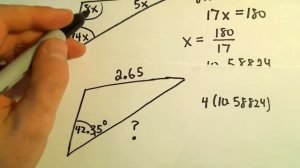 Law of Sines, Example 3