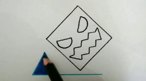 How to Draw Geometry Dash SubZero Logo