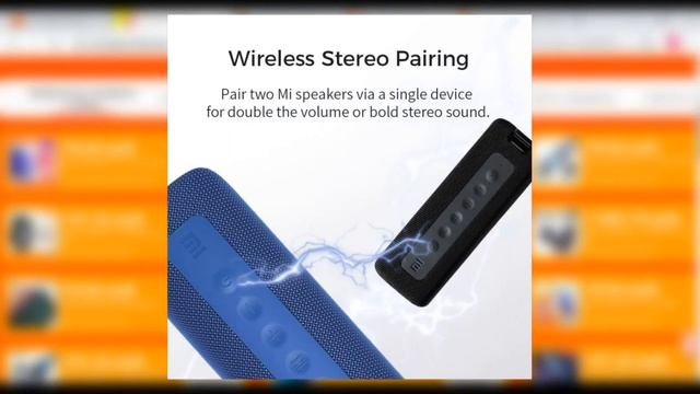 Портативная Bluetooth колонка Xiaomi Mi, 16 Вт, IPX7 | скидки на Али смотреть онлайн