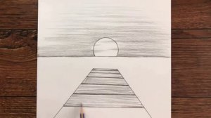 Рисунок? карандашом✏️ Закат?