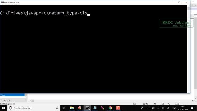Function Return Type in Java ~ Lecture - 20 смотреть онлайн