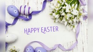 Пасхальная поздравительная открытка на английском (Happy Easter)