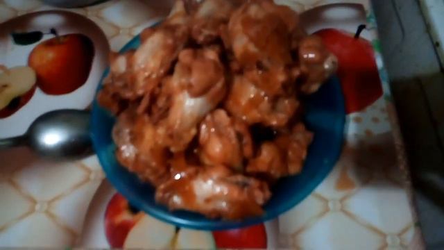 Крылышки в соево-имбирно-медовом маринаде смотреть онлайн