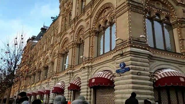 Влог: Гуляем по новогодней Москве lifevlog VLOG 11.01.19