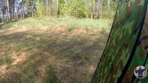 Рыбалка на линя , первый линь в 2021 году ?, смотрим обновки! Зимняя палатка летом!