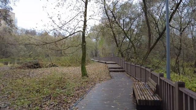 POV Moscow. Walk along st. Bagritsky, Vereyskaya. Прогулка по ул. Багрицкого и Верейской 29.10.22. смотреть онлайн