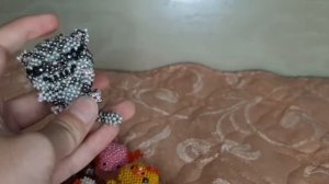 Обзор на все мои Амигуруми из бисера ! 1 ЧАСТЬ !