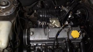 Первый запуск после замены пробитой прокладки ГБЦ.