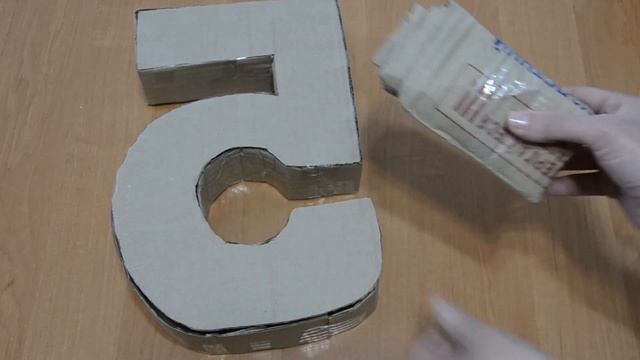 КАК СДЕЛАТЬ ОБЪЕМНУЮ ЦИФРУ своими руками. Как сделать 3D объемную цифру пять на день рождения смотреть онлайн