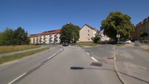 Hansestadt Rostock, Germany: Hansaviertel - Parkstraße - 4K (UHD/2160p/60p) Video