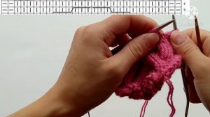 #ОльгаКомарова_вязание Детская зимняя шапка спицами с флисовым подкладом. Часть-1 узор.