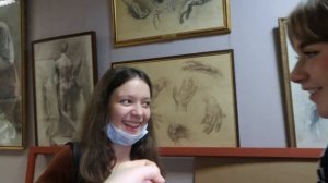 учебные будни студентки первого курса Академии Глазунова)