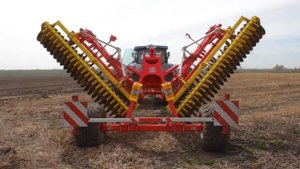 Стерневой культиватор Poettinger SYNKRO 6030 в посевной кампании 2022