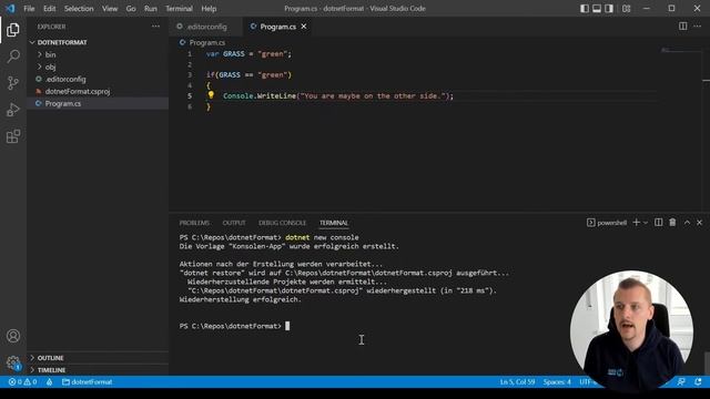 How to use dotnet format смотреть онлайн