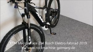 KTM Macina Race 294 Bosch Drive Unit Powertube 500WH Intuvia Elektro Fahrrad 2019