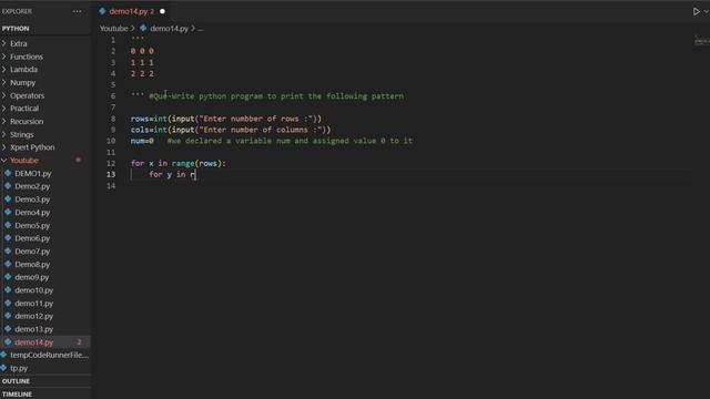 How to Print 000-111-222 Pattern In Python | Python Pattern Printing | #pythonpattern #pythoncode