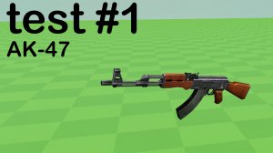 Roblox studio| TEST #1| AK-47