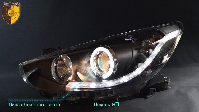 Тюнинг фары Хендай Солярис / Headlights Hyundai Solaris