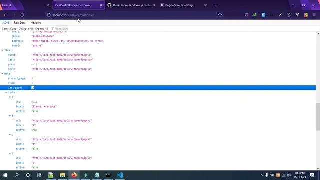 07. Laravel Vue js Custom Pagination