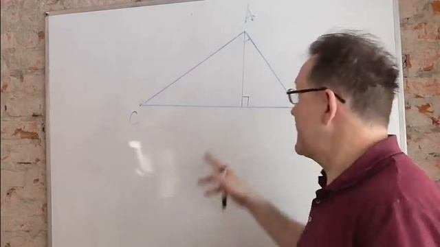Подобие прямоуголных треугольников. 1 признак.