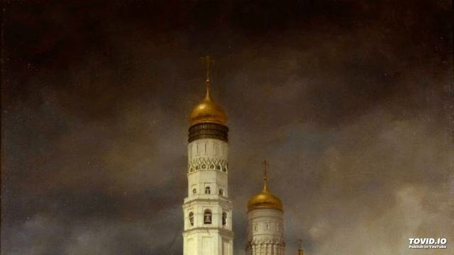Лермонтов. Панорама Москвы с колокольни Ивана Великого.
