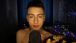 АСМР Итинг Меда и Фруктов (Черника, Банан, Черешня, Персик)