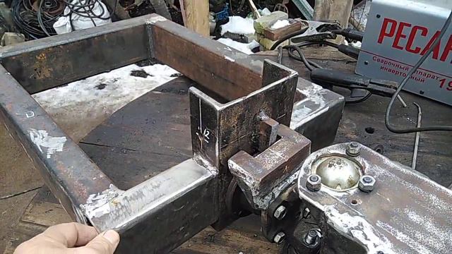 Узел перелома для самодельного полноприводного мини трактора смотреть онлайн