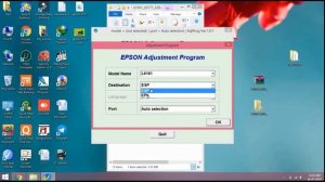 Epson L6161,L6171,L6191 Adjustment Program\Resetter