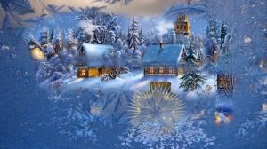 Футажи зимние морозные окна