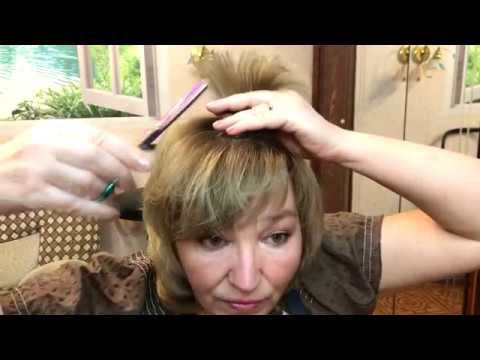 Лечебная стрижка секущихся кончиков .Легко !  How to trim his split ends .