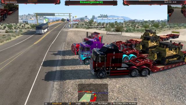 American Truck Simulator with friend.... Off to Mexico We go!!!!! смотреть онлайн