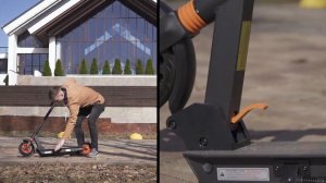 Как правильно сложить и разложить электросамокат Kugoo S1