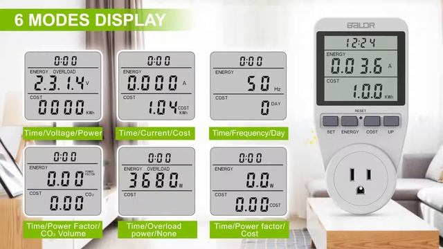 BALDR Electricity Monitor, Power Energy Usage Meter, Kill A Watt смотреть онлайн
