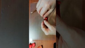 Мастер класс. Роза из кожи без инструмента.