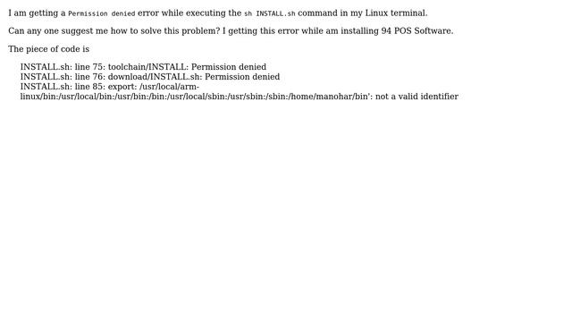 Permission Denied Error in Linux Terminal смотреть онлайн