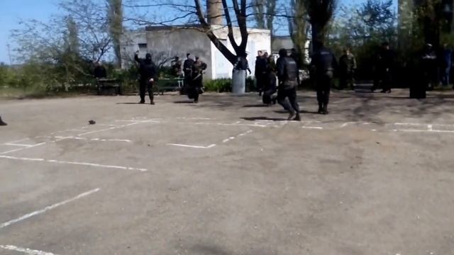 Тренеровка показухи краснодарского ОМОНа смотреть онлайн