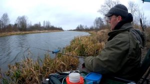 Ловля на пикер в декабре. Обкатка пикера MIFINE Precision carp feeder 300.