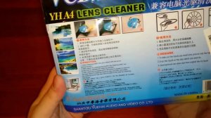 Распаковка набора для очистки линз CD, DVD, VCD плееров с AliExpress.