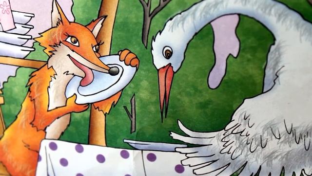 Лиса и журавль./ Сказки у Мити Мауса. смотреть онлайн
