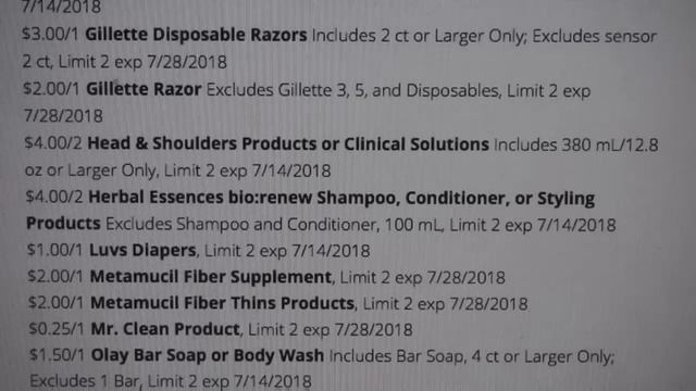 7/1/18 COUPON INSERT PREVIEW & NEW PRINTABLE COUPONS!!!