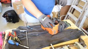 Disassembly of Husqvarna 252RX Brushcutter for spare parts Триммер Хускварна 252РX на запчасти