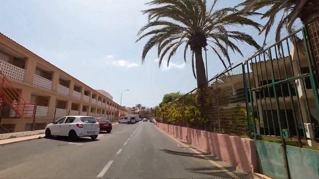 #1 Driving on the Costa del Silencio. Tenerife. Spain. 4K