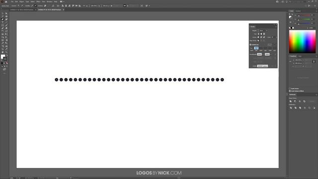 How To Make A Dotted Line In Illustrator CC 2021 смотреть онлайн