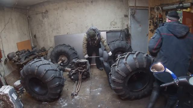 Новый проект аналогов нет .Вездеходкатер амфибия. смотреть онлайн